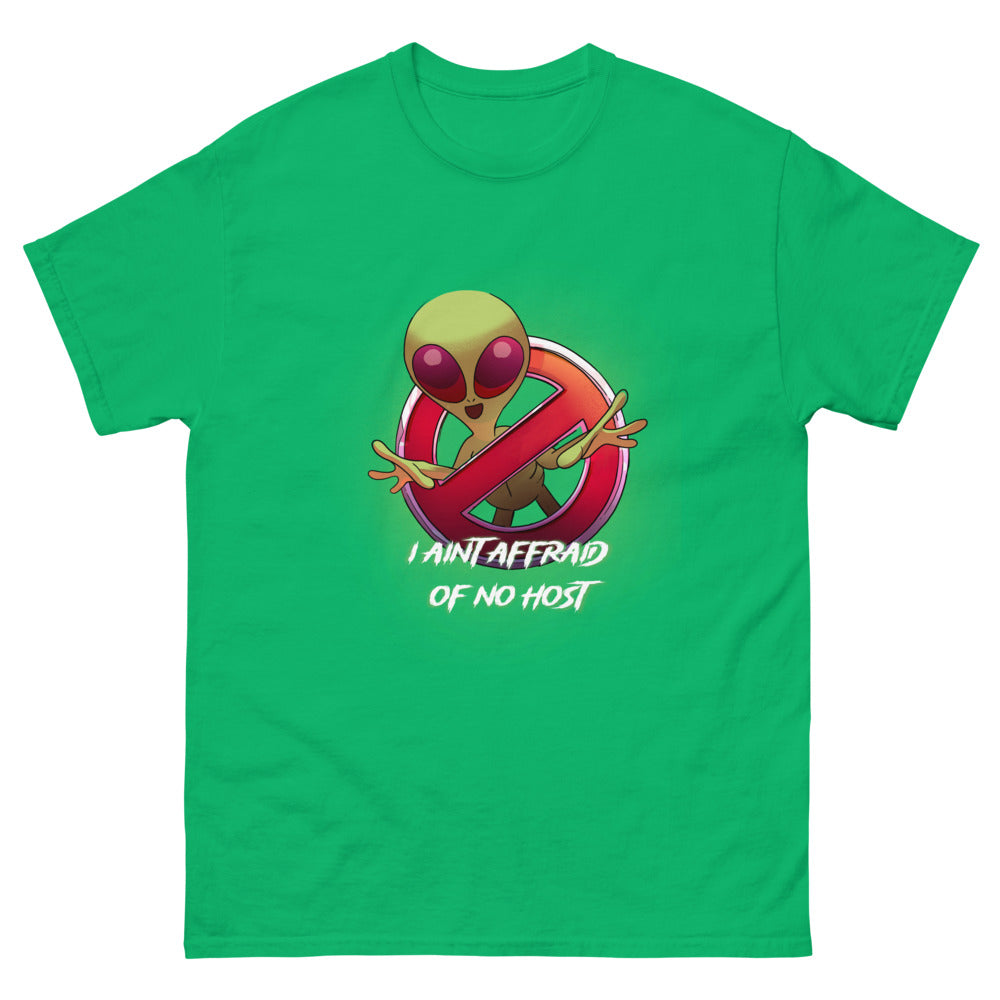 Aint Afraid Alien Men's T-Shirt | colour: Irish Green