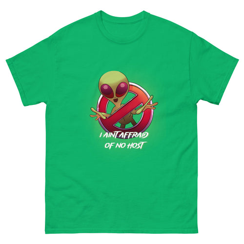 Aint Afraid Alien Men's T-Shirt | colour: Irish Green