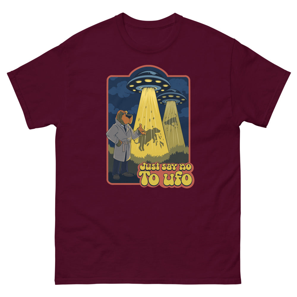 Alien Crime Men's T-Shirt | colour: Maroon
