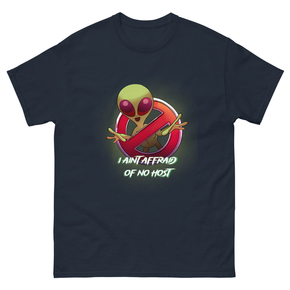 Aint Afraid Alien Women's T-Shirt | colour: Navy