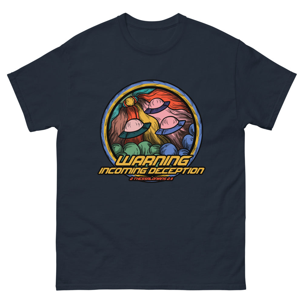 Incoming Deception Women's T-Shirt | colour: Navy