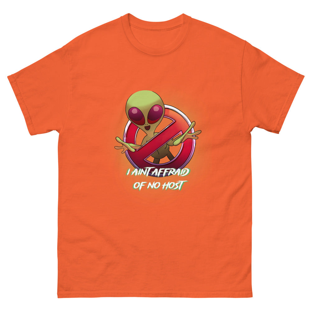 Aint Afraid Alien Men's T-Shirt | colour: Orange