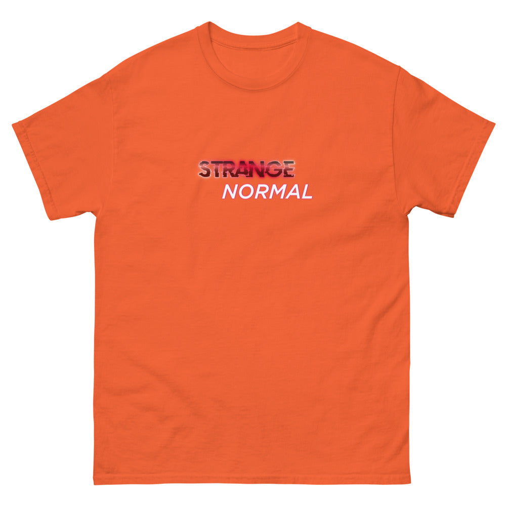 Logo Color Brand Men’s Fitted Poly/Cotton T-Shirt | colour: Orange
