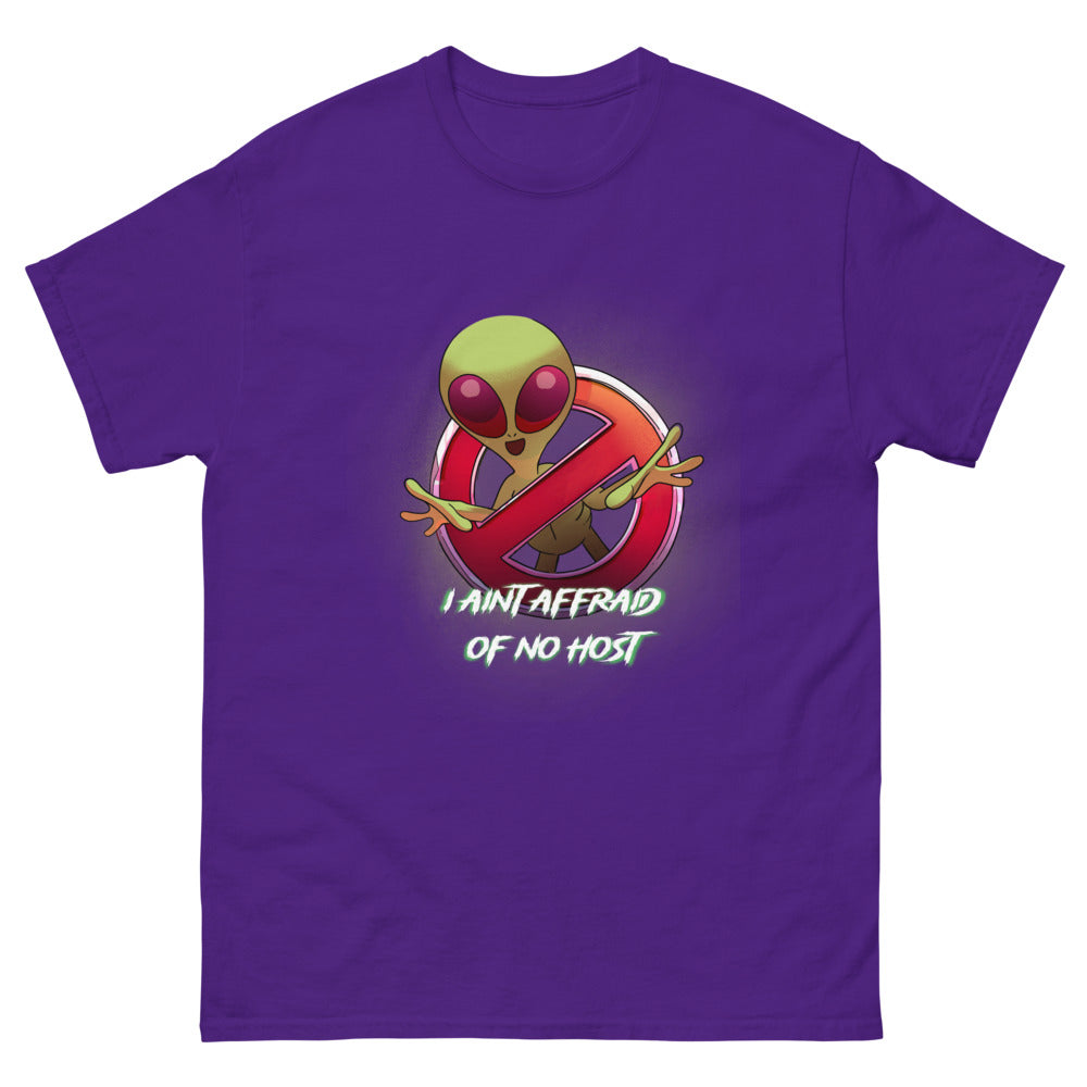 Aint Afraid Alien Men's T-Shirt | colour: Purple