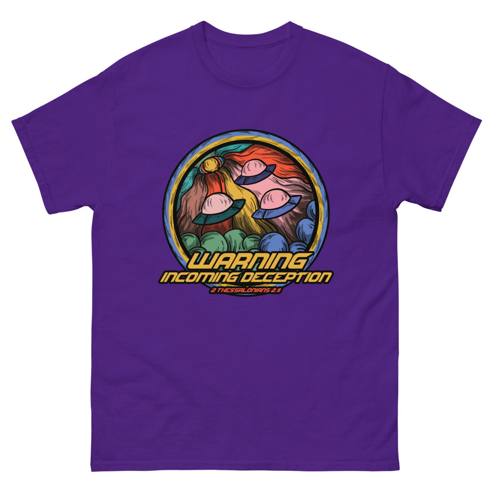 Incoming Deception Men's T-Shirt | colour: Purple
