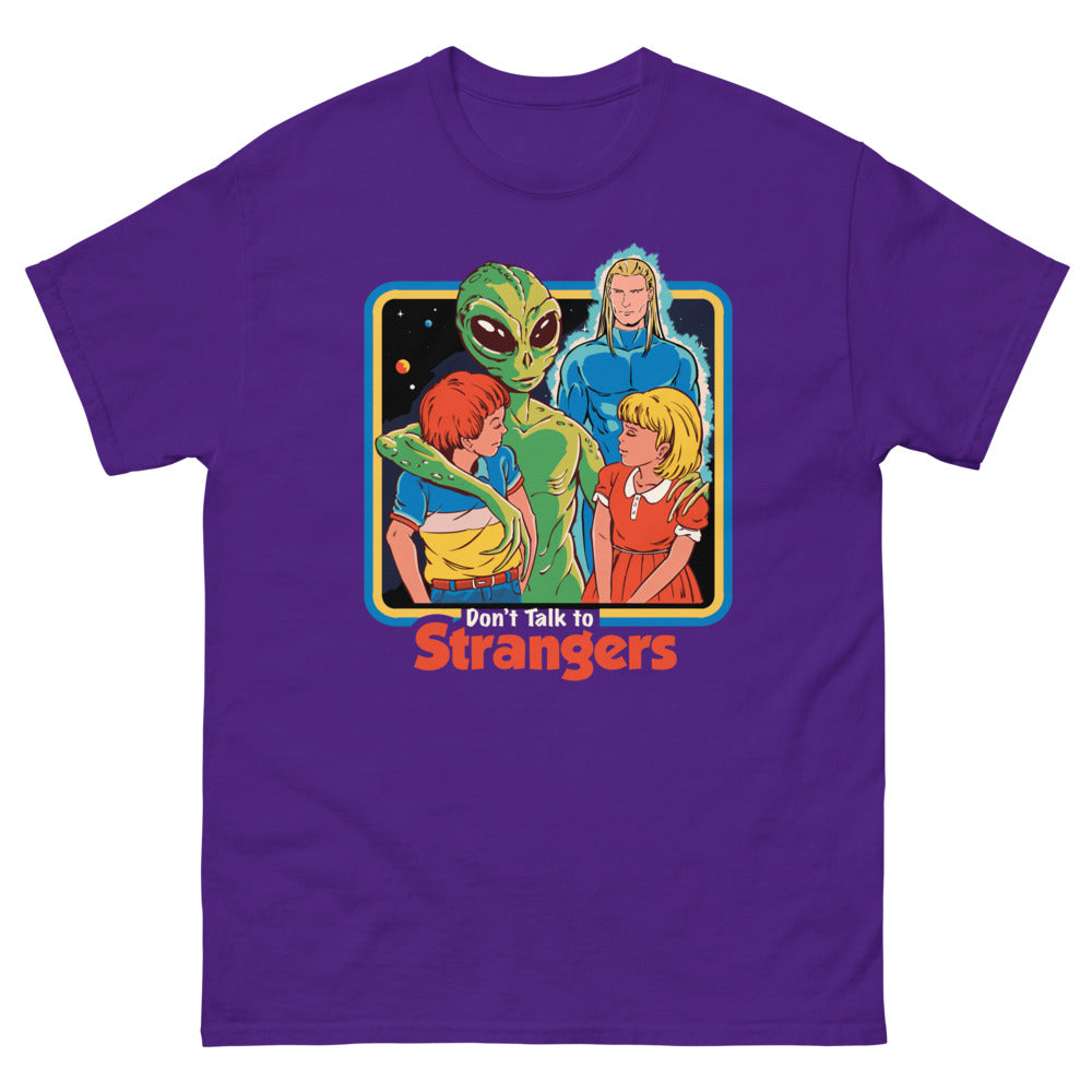 Dont Talk To Strangers Women's T-Shirt | colour: Purple