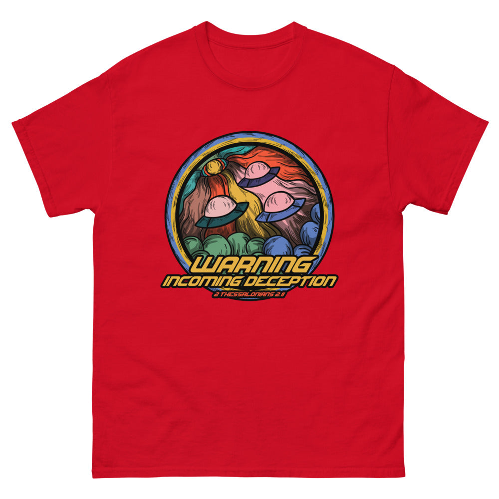 Incoming Deception Women's T-Shirt | colour: Red