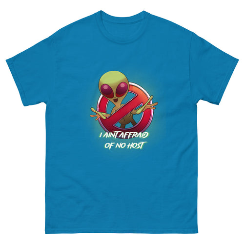 Aint Afraid Alien Men's T-Shirt | colour: Sapphire