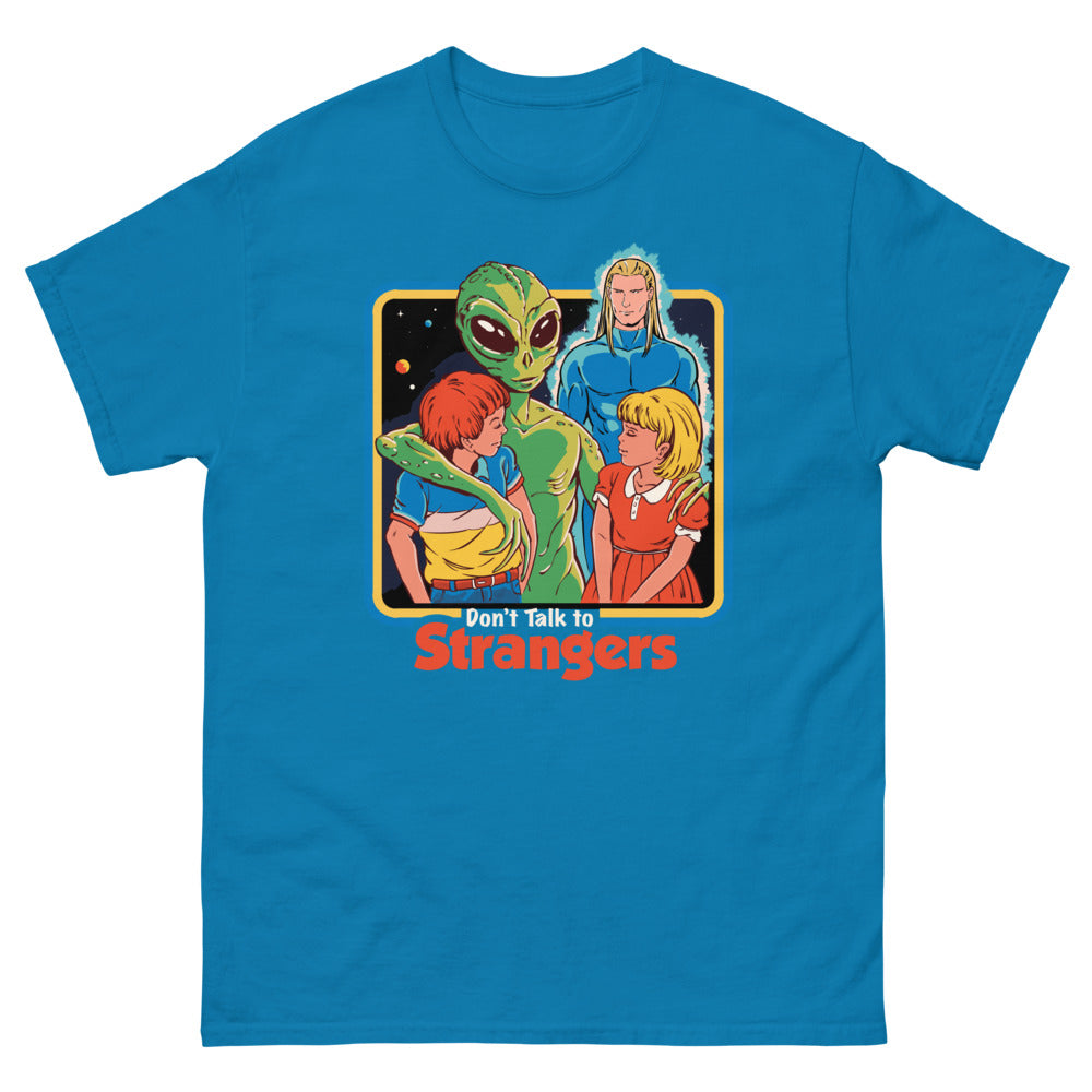 Dont Talk To Strangers Women's T-Shirt | colour: Sapphire