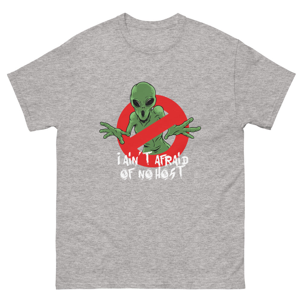 Ain'T Afraid Alien 2 Afraid Alien Men’s Fitted Poly/Cotton T-Shirt | colour: Sport Grey