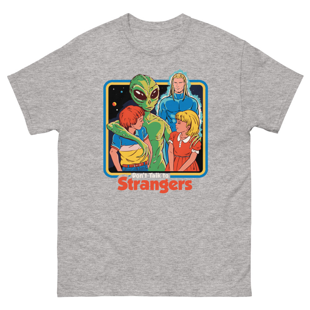 Dont Talk To Strangers Men's T-Shirt | colour: Sport Grey