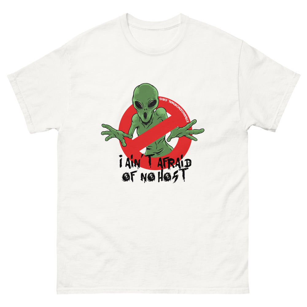 Ain'T Afraid Alien 2 Afraid Alien Men’s Fitted Poly/Cotton T-Shirt | colour: White