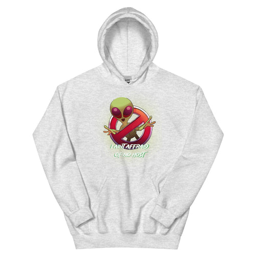 Aint Afraid Alien Women's Hoodie | colour: Ash