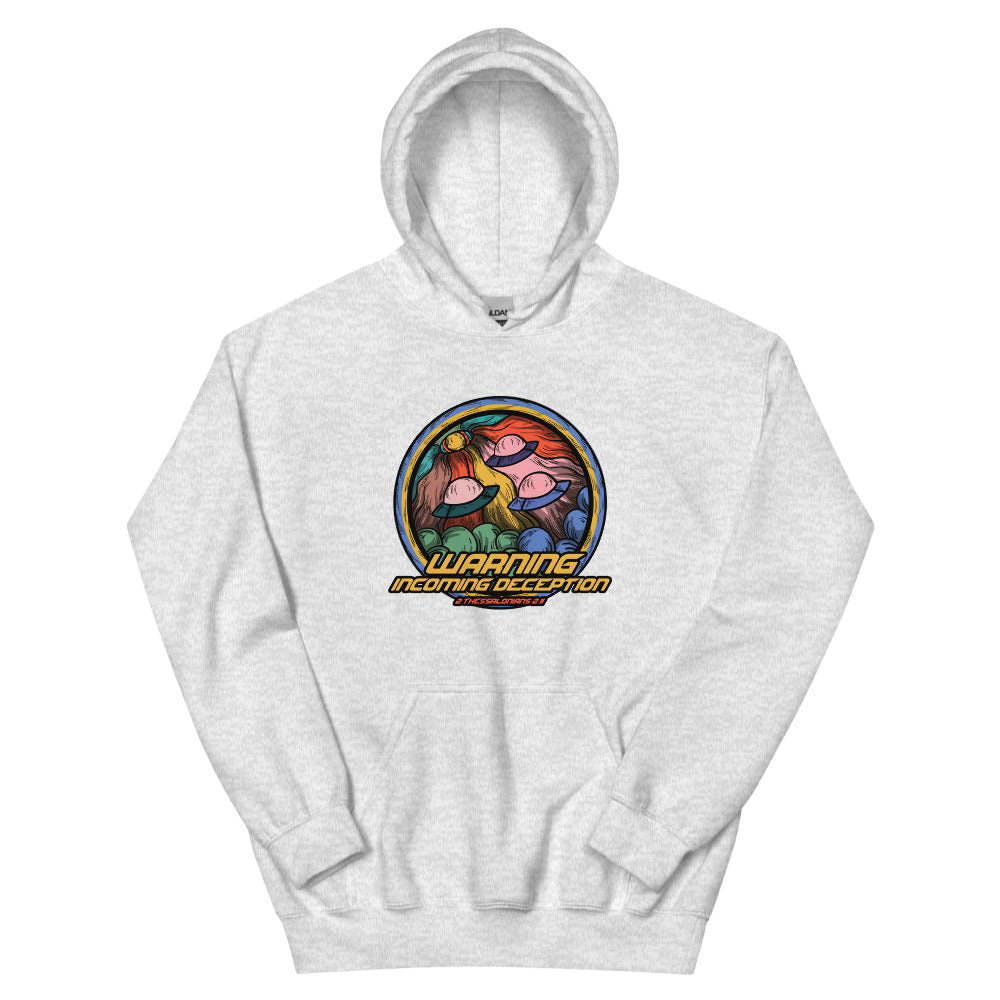 Incoming Deception Women's Hoodie | colour: Ash