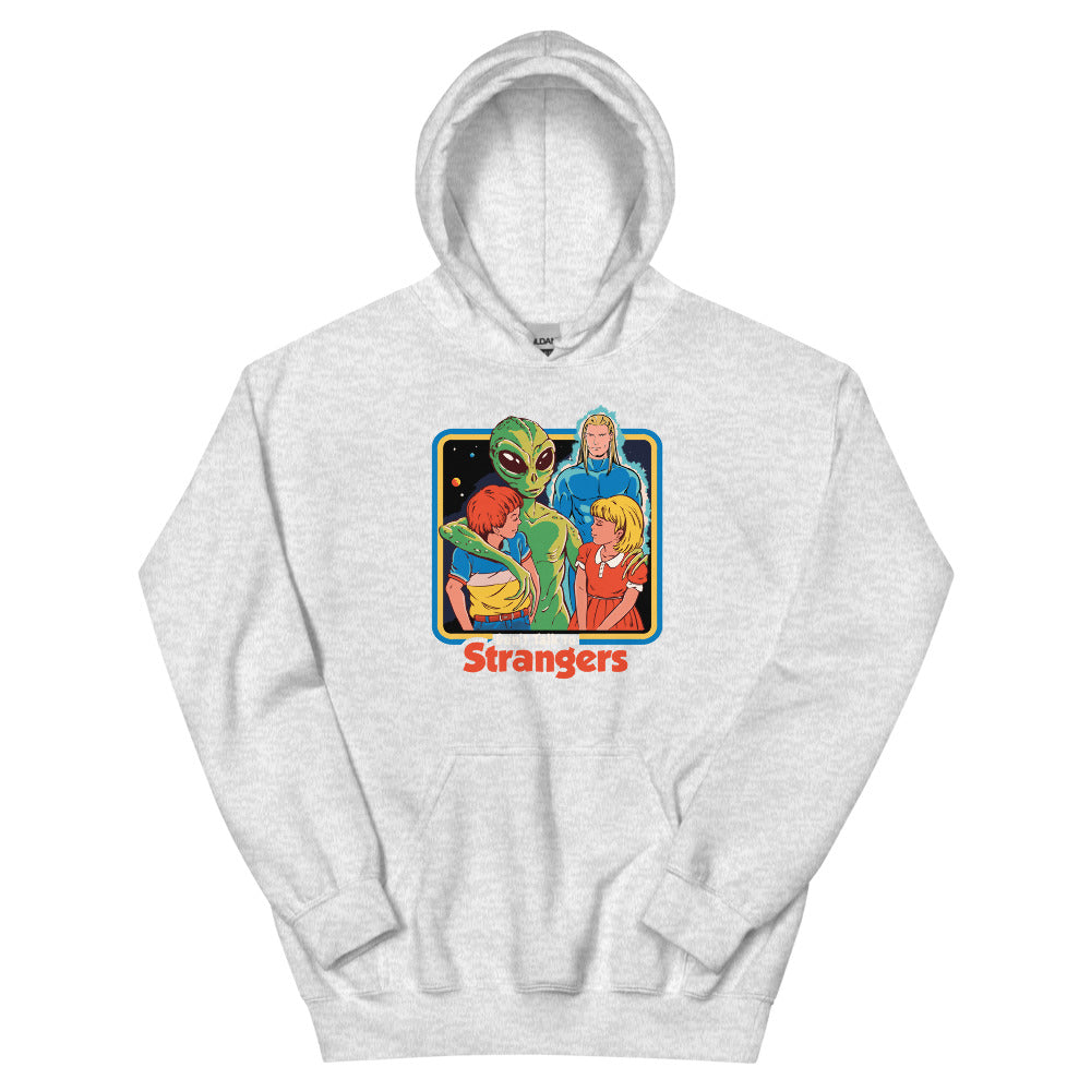 Dont Talk To Strangers Women's Hoodie | colour: Ash