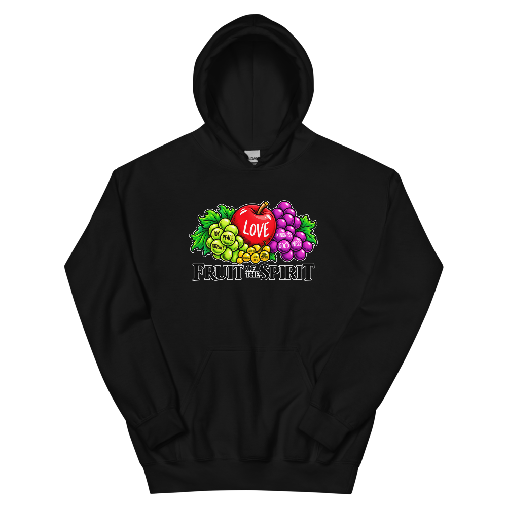 Fruit Of The Spirit Illustrated T-Shirt | gc: Hoodie/Black