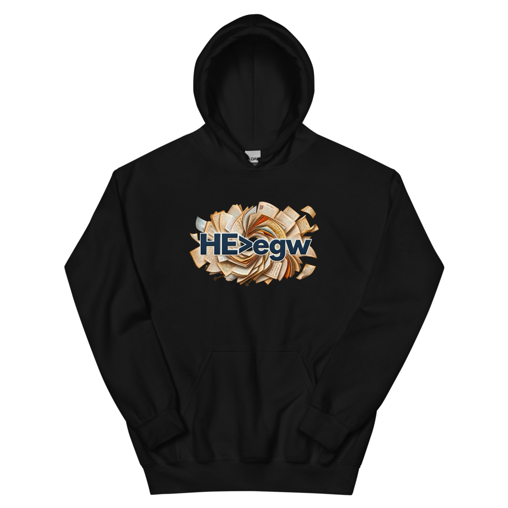 HE Is Greater Hoodie | colour: Black