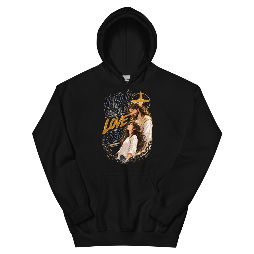 Nothing Can Separate Us Anime Hoodie | colour: Black