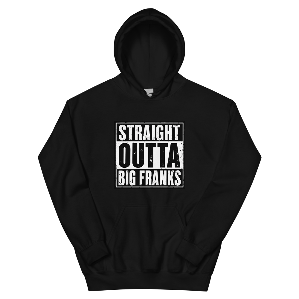 Straight Outta Big Franks Hoodie | colour: Black