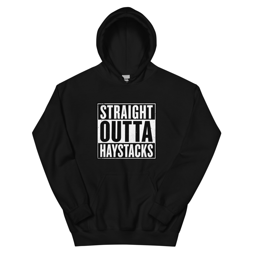Straight Outta Haystacks T-Shirt | gc: Hoodie/Black