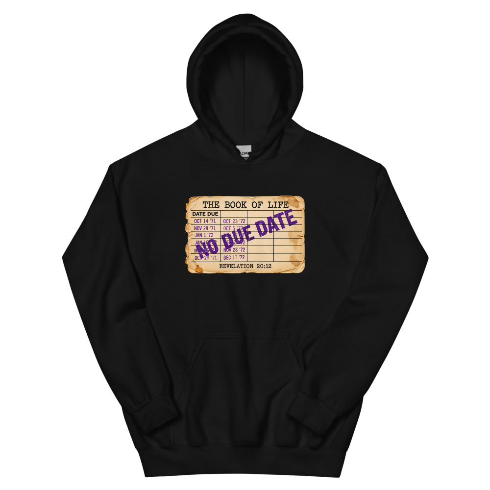 The Book Of Life, No Due Date Hoodie | colour: Black