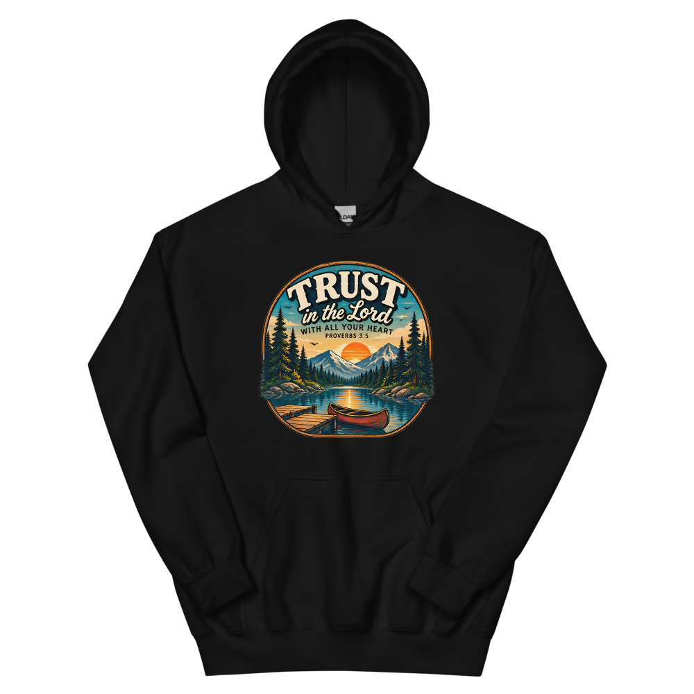 Trust In The Lord Lakeside Badge Hoodie | colour: Black