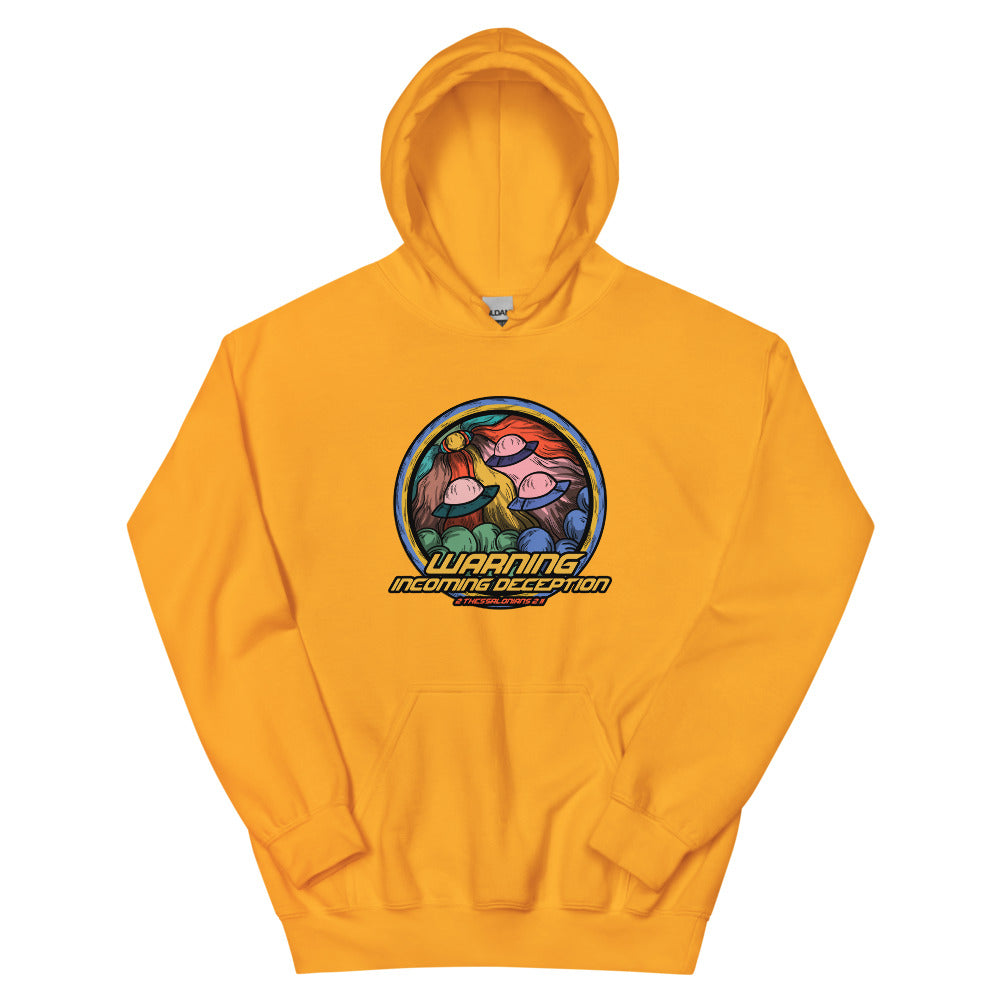 Incoming Deception Women's Hoodie | colour: Gold