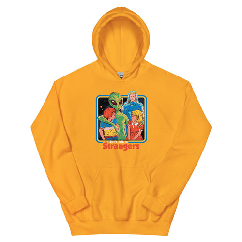 Dont Talk To Strangers Men's Hoodie | colour: Gold