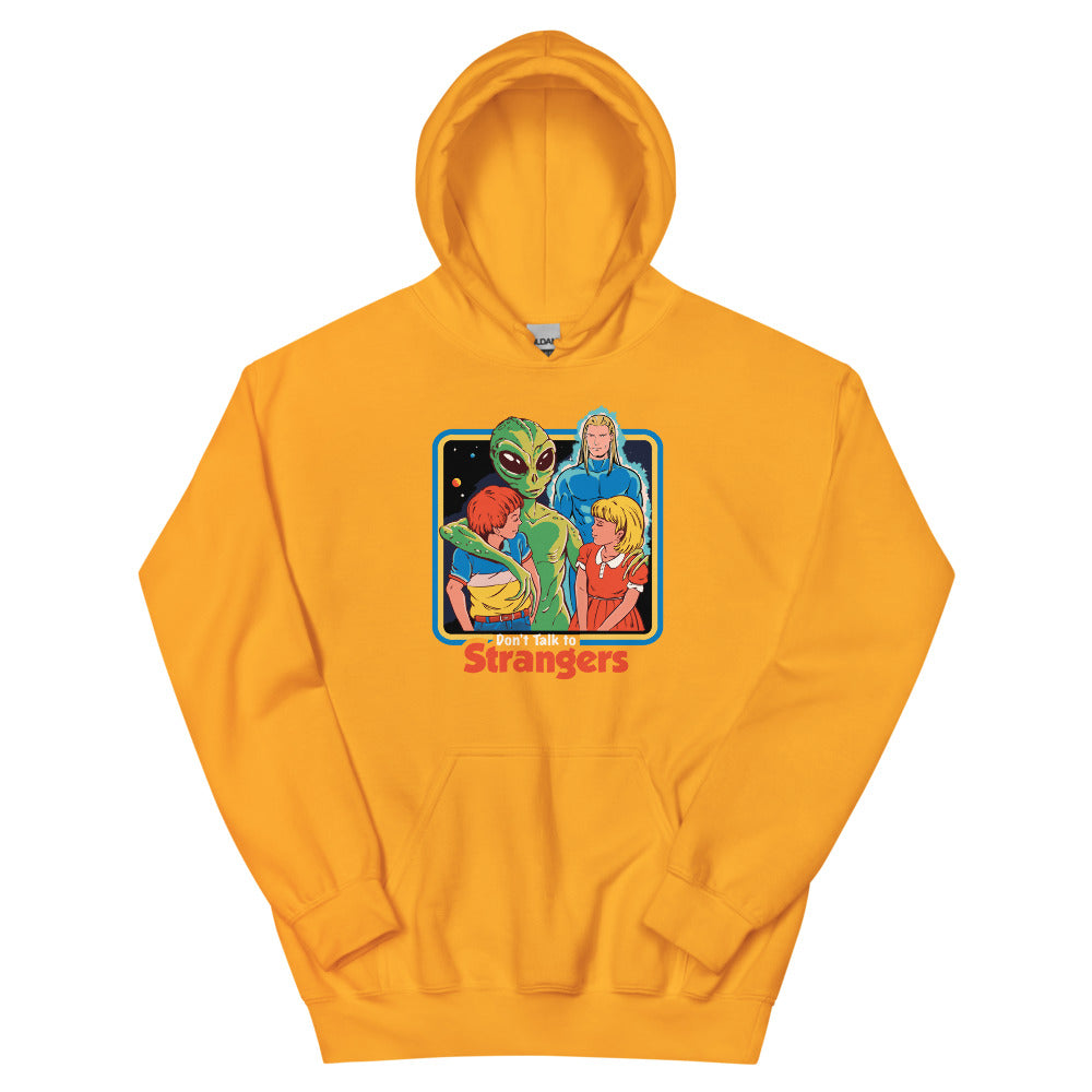 Dont Talk To Strangers Women's Hoodie | colour: Gold