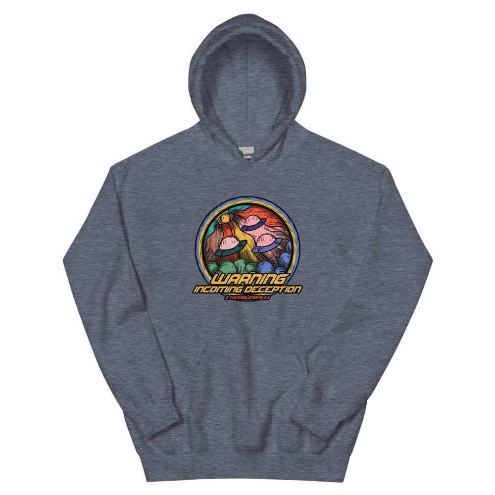 Incoming Deception Women's Hoodie | colour: Heather Sport Dark Navy