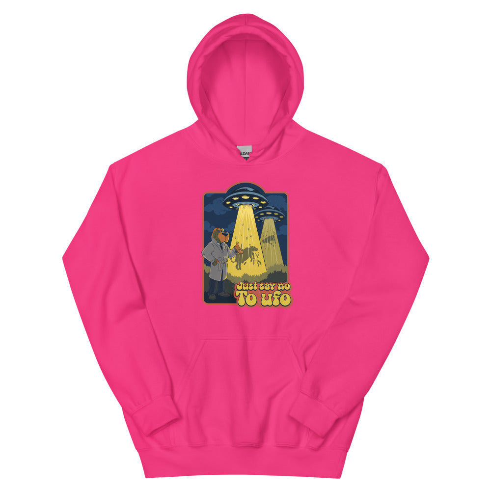 Alien Crime Women's Hoodie | colour: Heliconia