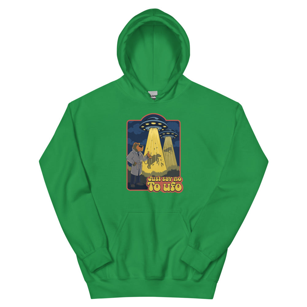 Alien Crime Women's Hoodie | colour: Irish Green