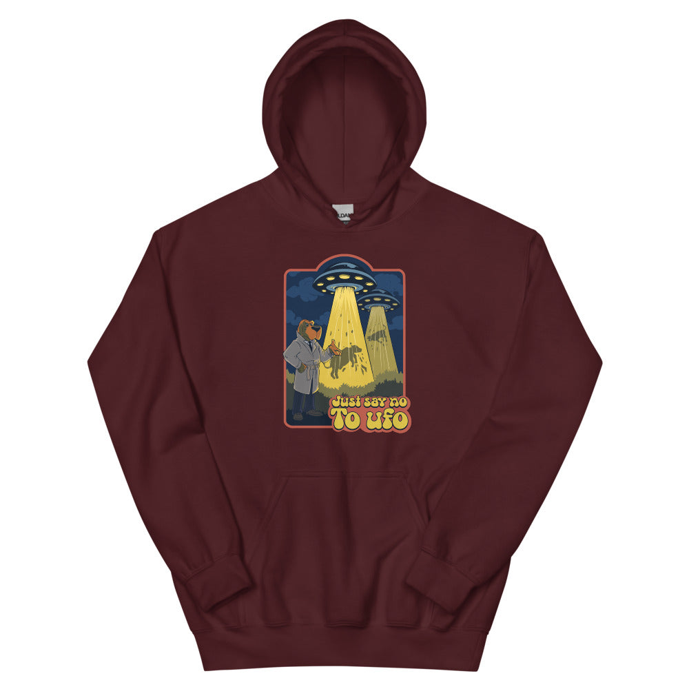 Alien Crime Men's Hoodie | colour: Maroon