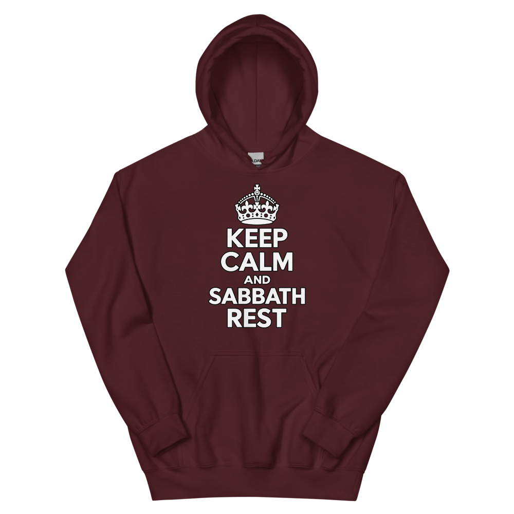 Keep Calm And Sabbath Rest T-Shirt | gc: Hoodie/Maroon