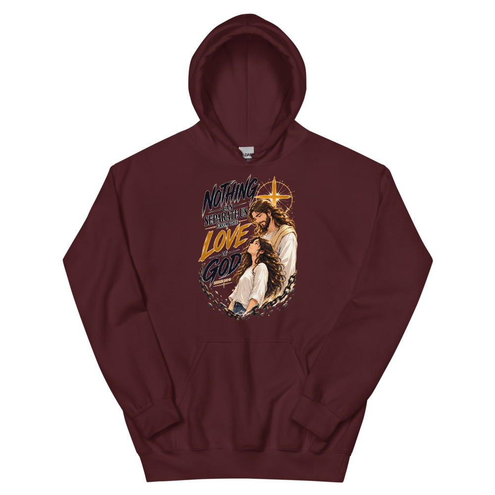 Nothing Can Separate Us Anime Hoodie | colour: Maroon