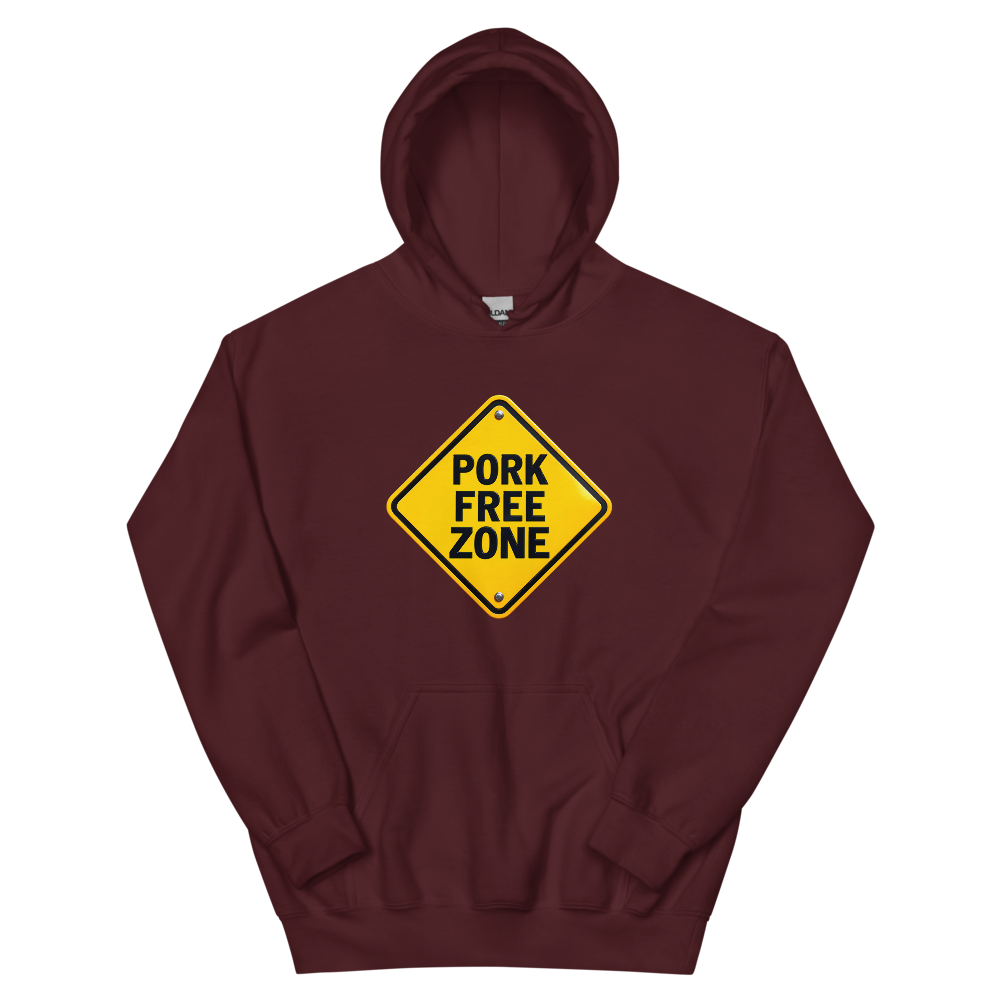 Pork Free Zone T-Shirt | gc: Hoodie/Maroon