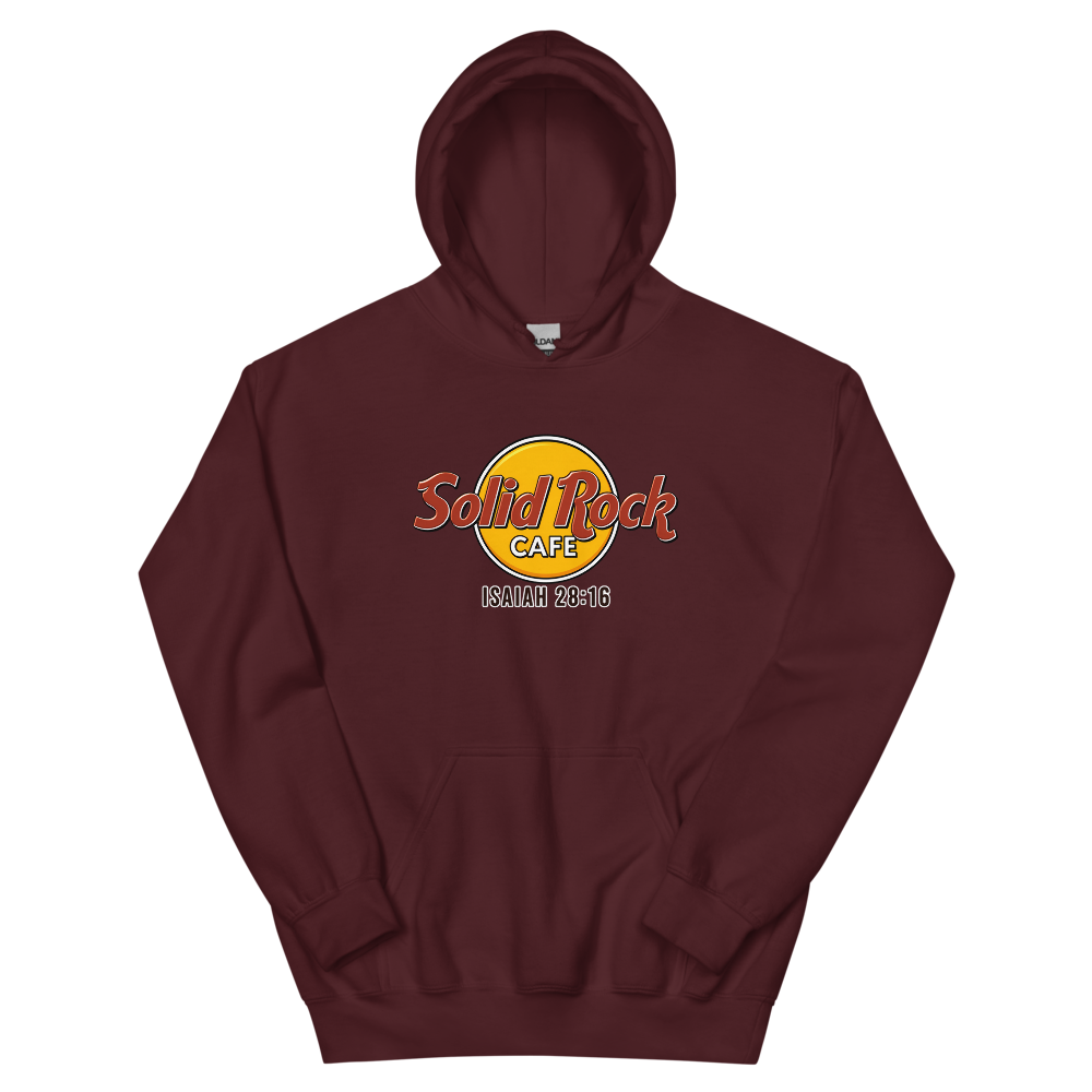 Solid Rock Cafe T-Shirt | gc: Hoodie/Maroon