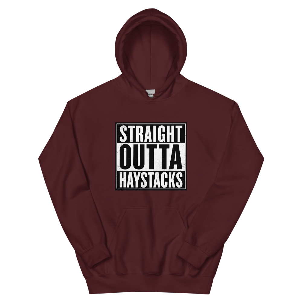 Straight Outta Haystacks T-Shirt | gc: Hoodie/Maroon