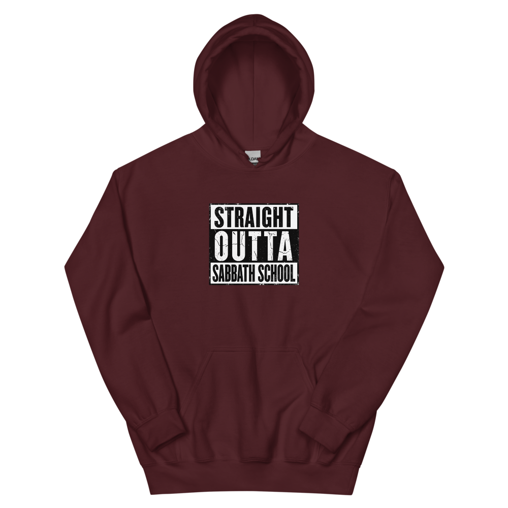 Straight Outta Sabbath School T-Shirt | gc: Hoodie/Maroon