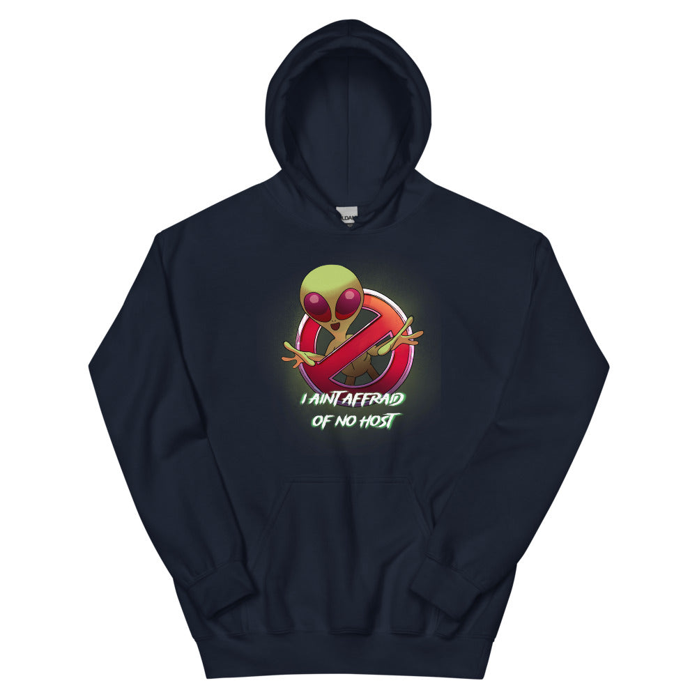 Aint Afraid Alien Men's Hoodie | colour: Navy