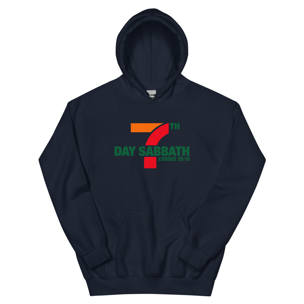 7th Day Sabbath Convenience Store T-Shirt | gc: Hoodie/Navy