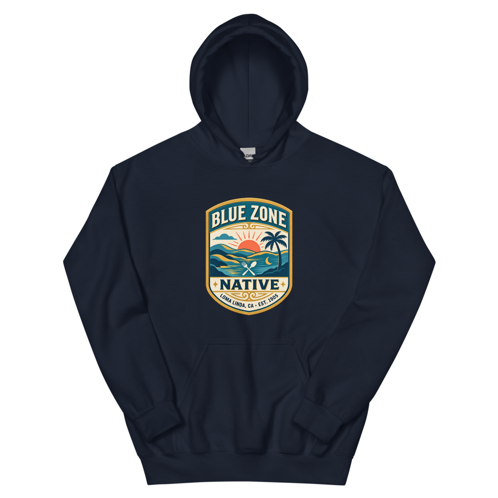 Blue Zone Native Loma Linda Hoodie | colour: Navy