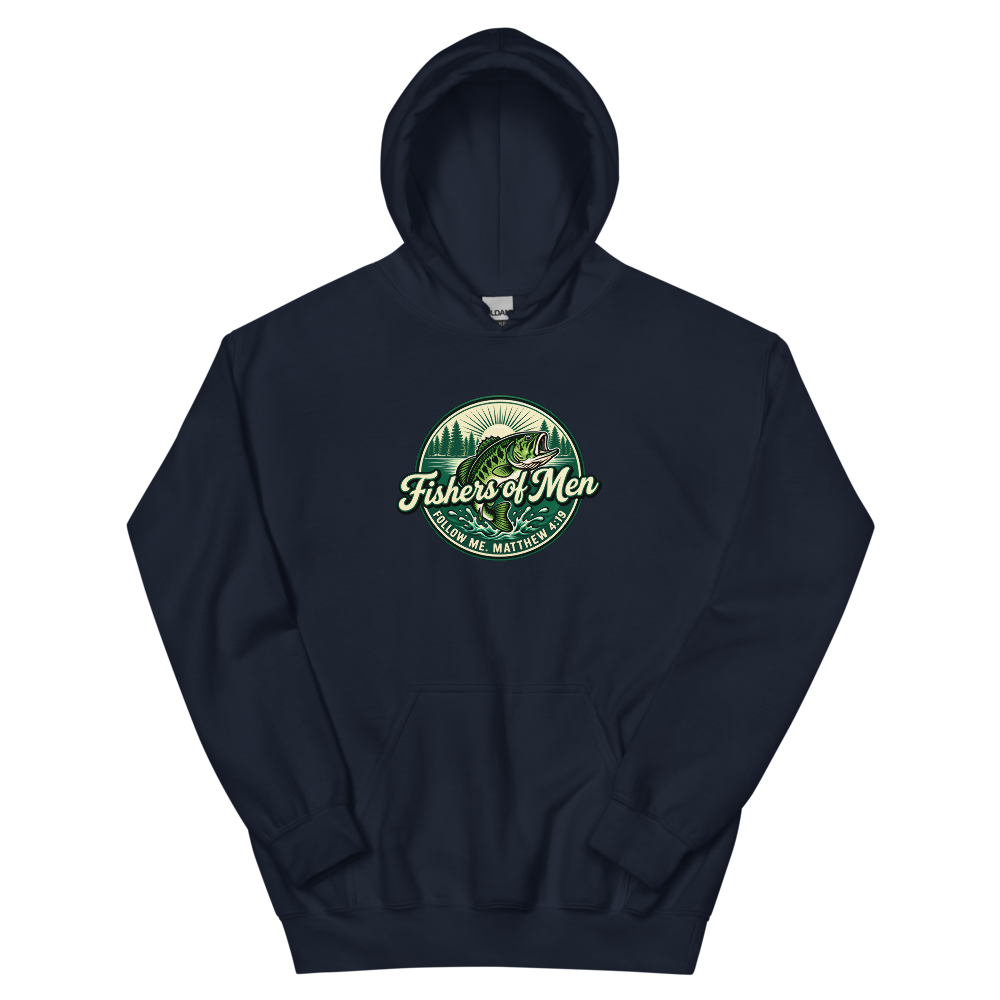 Fishers Of Men Lake Badge T-Shirt | gc: Hoodie/Navy