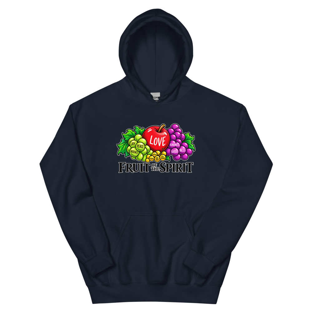 Fruit Of The Spirit Illustrated T-Shirt | gc: Hoodie/Navy