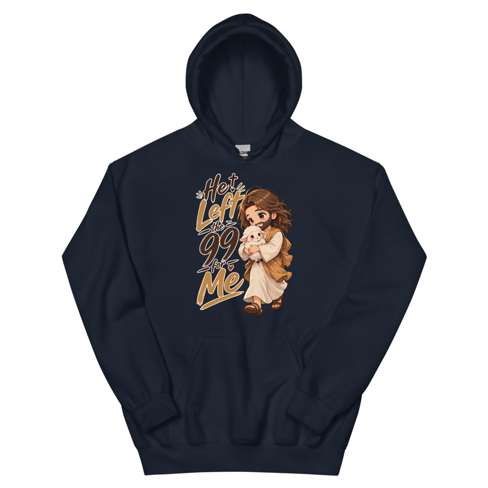 He Left The 99 For Me T-Shirt | gc: Hoodie/Navy