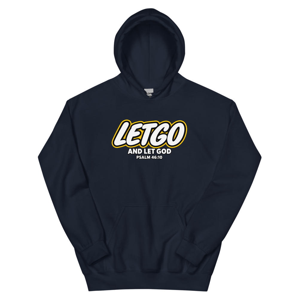 Letgo And Let God Brick Logo T-Shirt | gc: Hoodie/Navy
