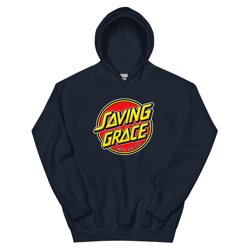 Saving Grace Est. 33 AD Hoodie | colour: Navy