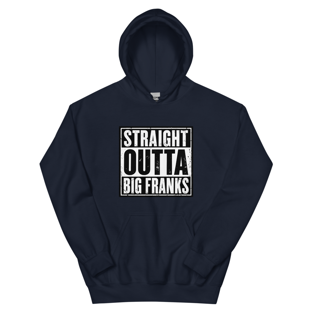 Straight Outta Big Franks Hoodie | colour: Navy