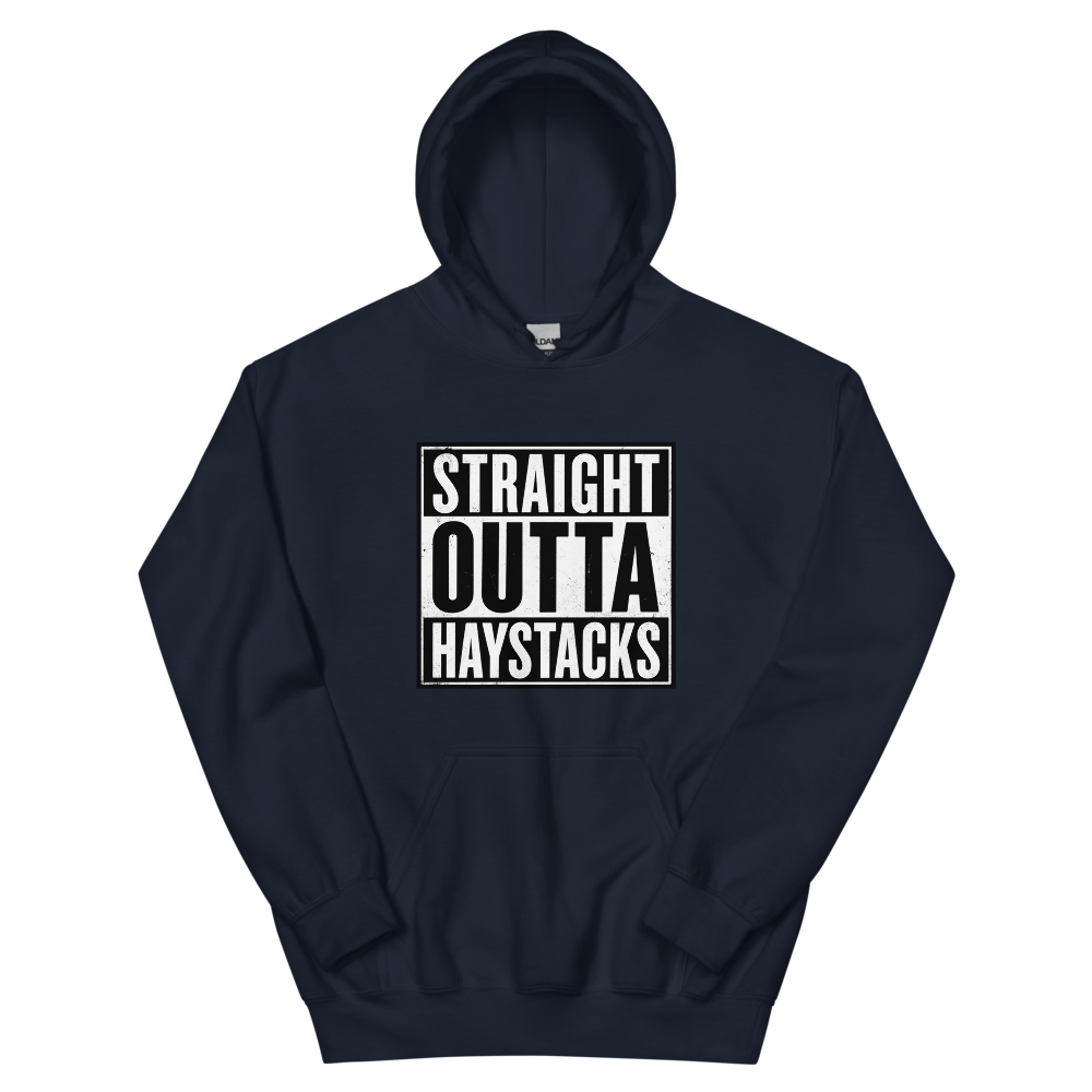 Straight Outta Haystacks T-Shirt | gc: Hoodie/Navy