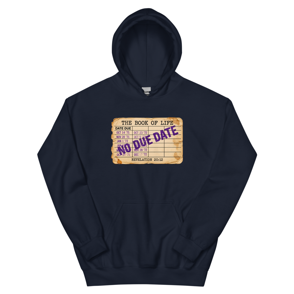 The Book Of Life, No Due Date Hoodie | colour: Navy
